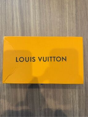 Louis Vuitton Orange Box with Black Logo